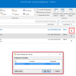Outlook Regra Janela novo item janela