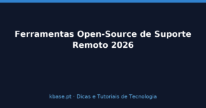 Capa do artigo: ferramentas open-source de suporte remoto em 2026