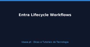 Ilustração de capa: Entra Lifecycle Workflows — automatizar onboarding e offboarding