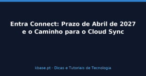 Ilustração do artigo Entra Connect: prazo de Abril de 2027 e o caminho para o Cloud Sync