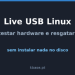 Capa do artigo: Live USB Linux — criar, testar hardware e resgatar dados