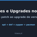 Capa do artigo: Updates e Upgrades no Linux — do patch ao upgrade de versão